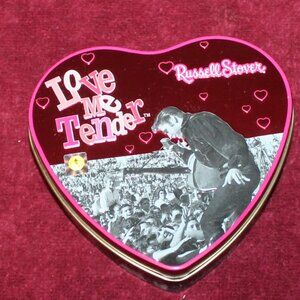 Elvis Heart Shaped Chocolate Tin - Russell